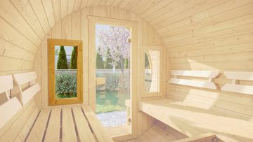 weka Saunafenster, für Fasssauna 198, BxH: 40x80 cm
