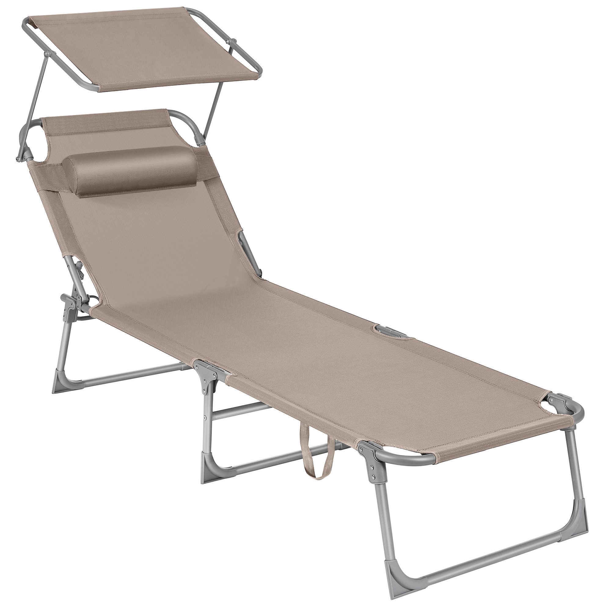 SONGMICS Gartenliege, 2 St., klappbarer Liegestuhl,193x53x29cm,mit günstig online kaufen