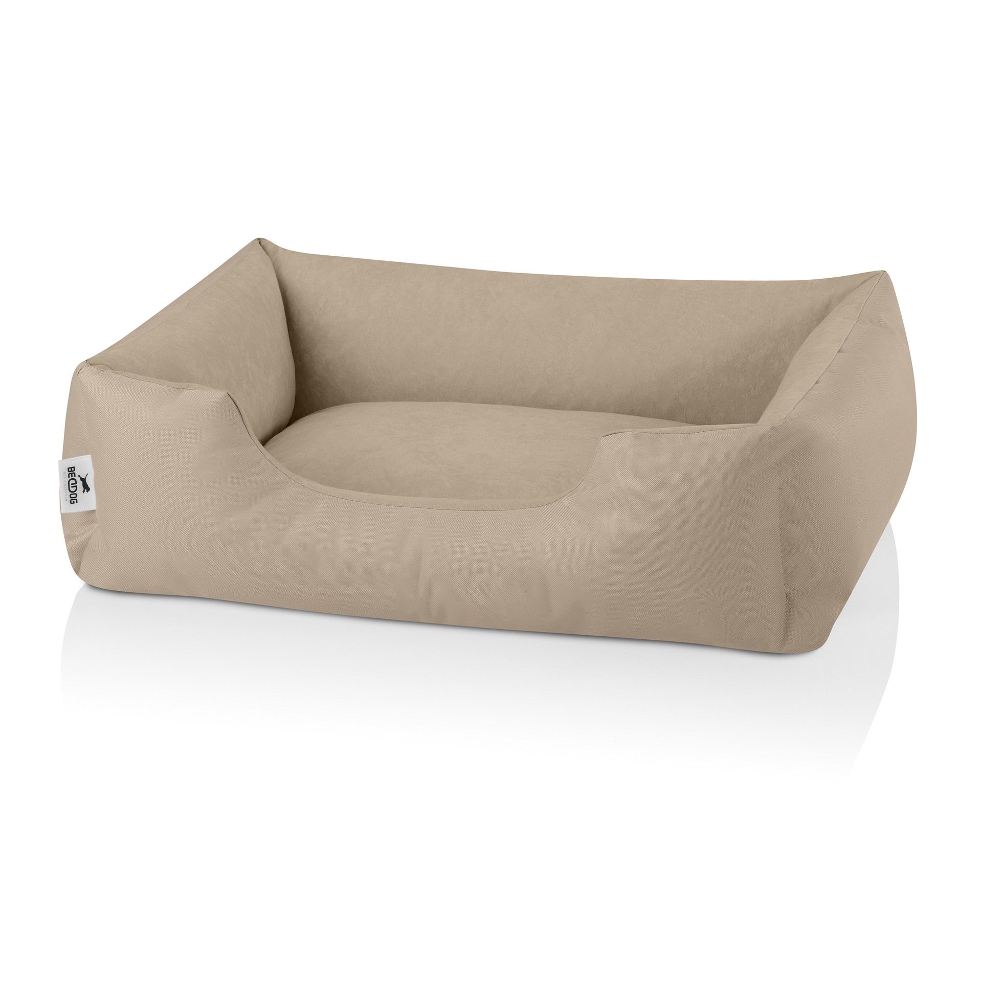 BedDog Tierbett Hundebett ZARA mit Rand, Bezug abnehmbar