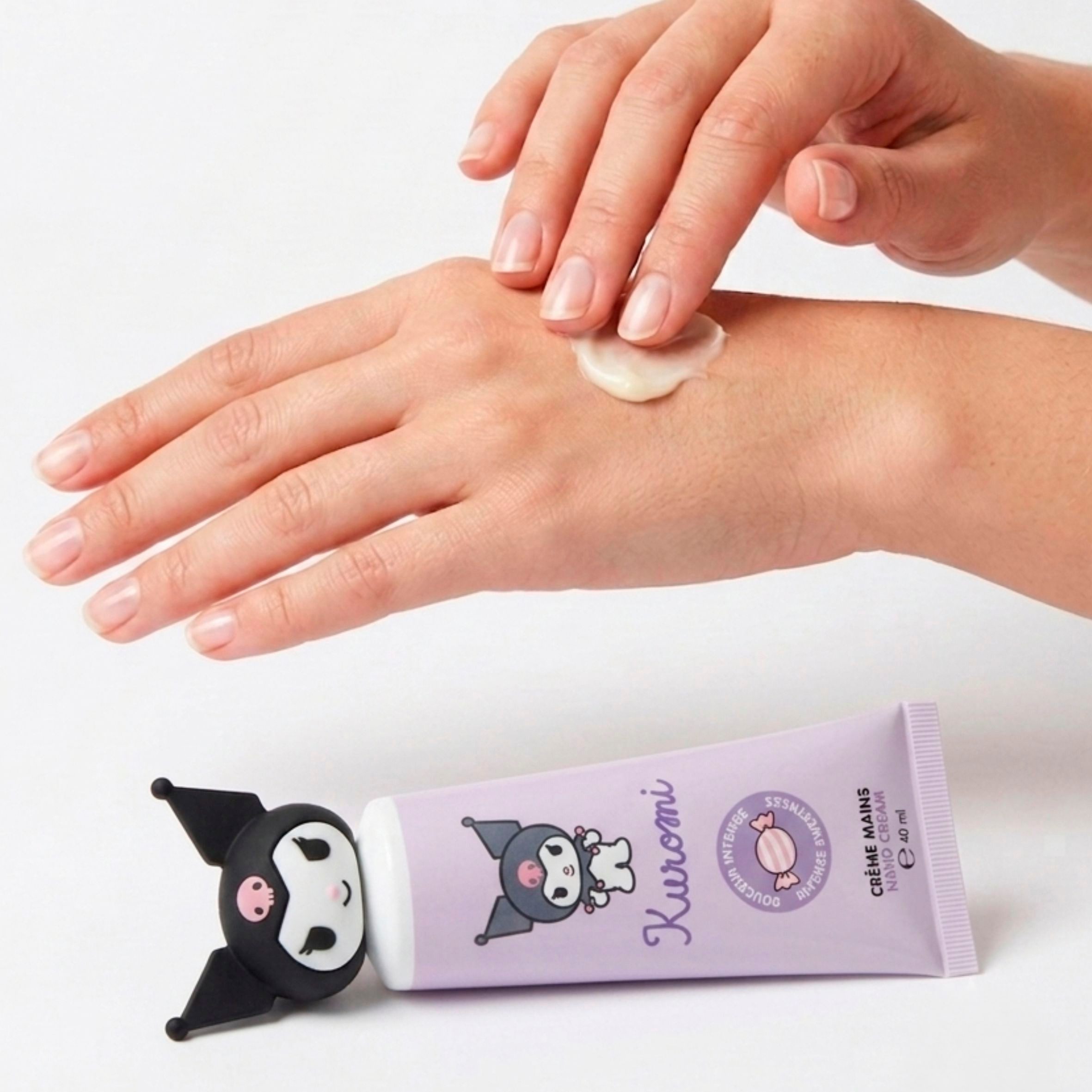HF Home Flair Handpflege-Set 1x Kuromi Handpflege-Geschenkset mit Handcreme & Lippenbalsam, 1-tlg., Ultimatives Pflege-Duo!