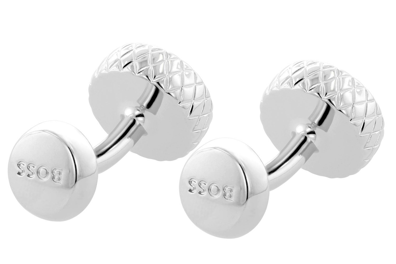 BOSS Manschettenknöpfe Silberfarben / Blau B-Jorge günstig online kaufen