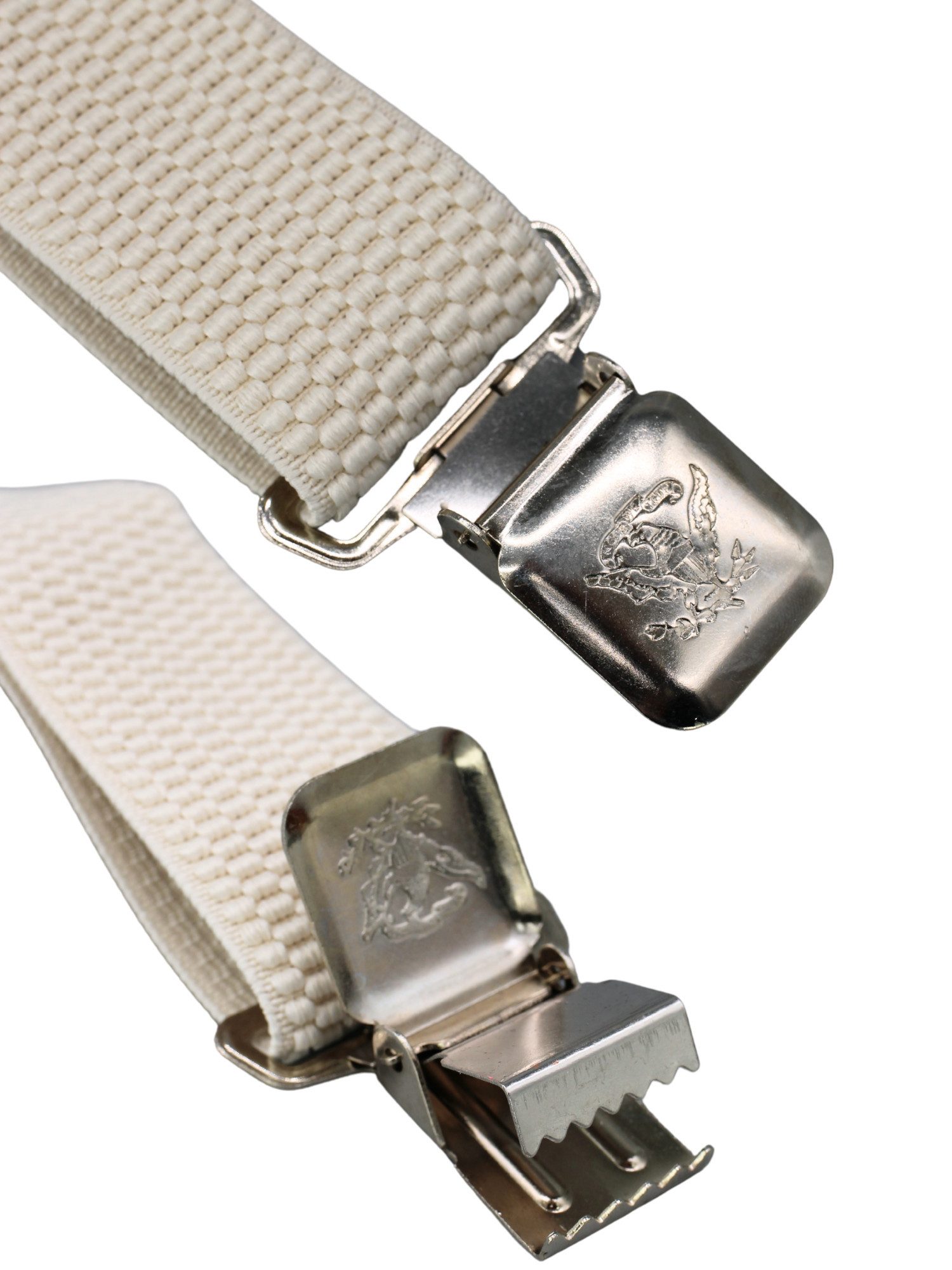 ANTALUX Hosenträger Y-Form – Elastisch & Verstellbar - Breite 4 cm, mit Metallclips 14 verschiedene Farben