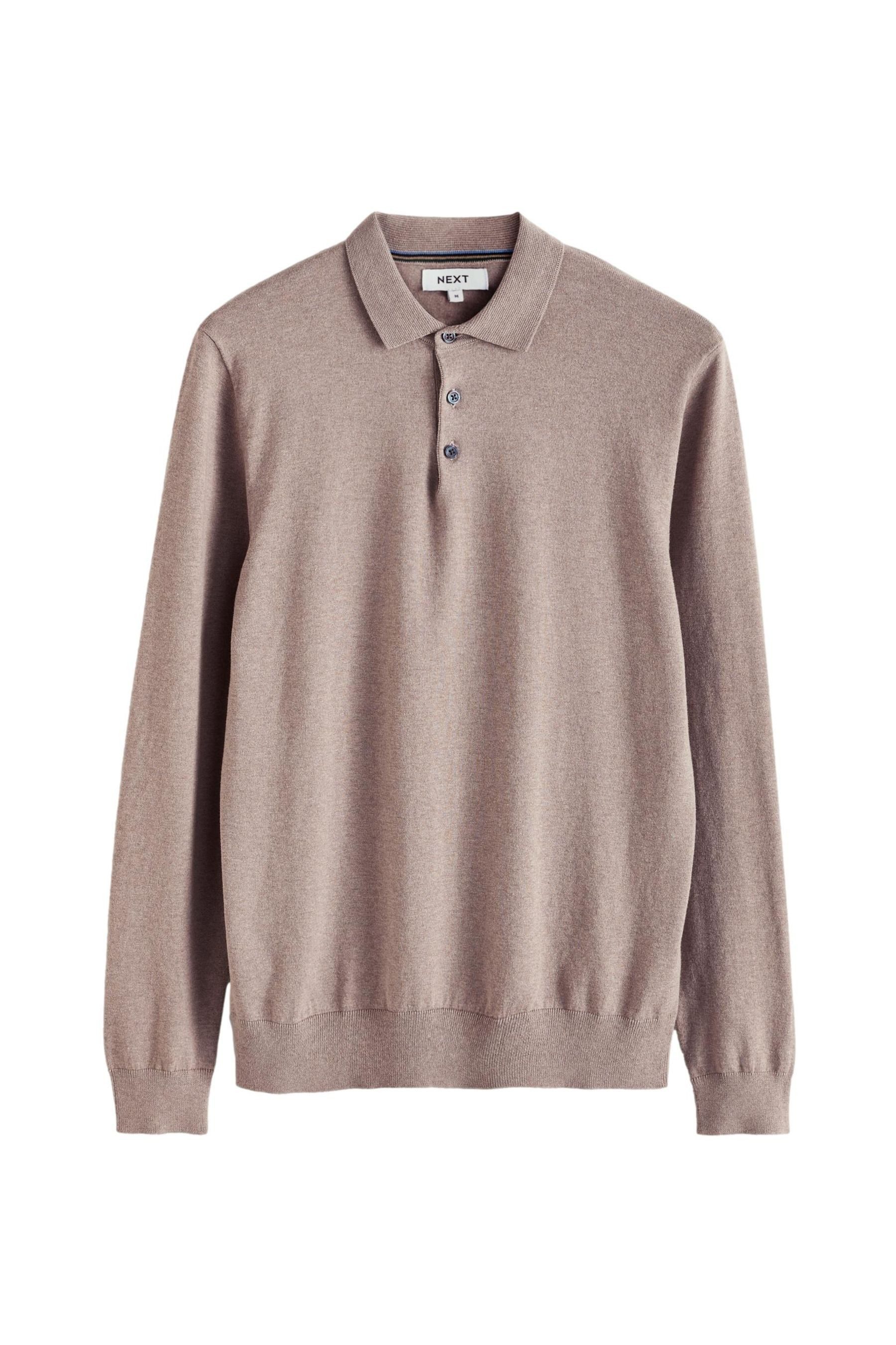 Next Langarm-Poloshirt Langärmeliges Regular Fit Poloshirt günstig online kaufen