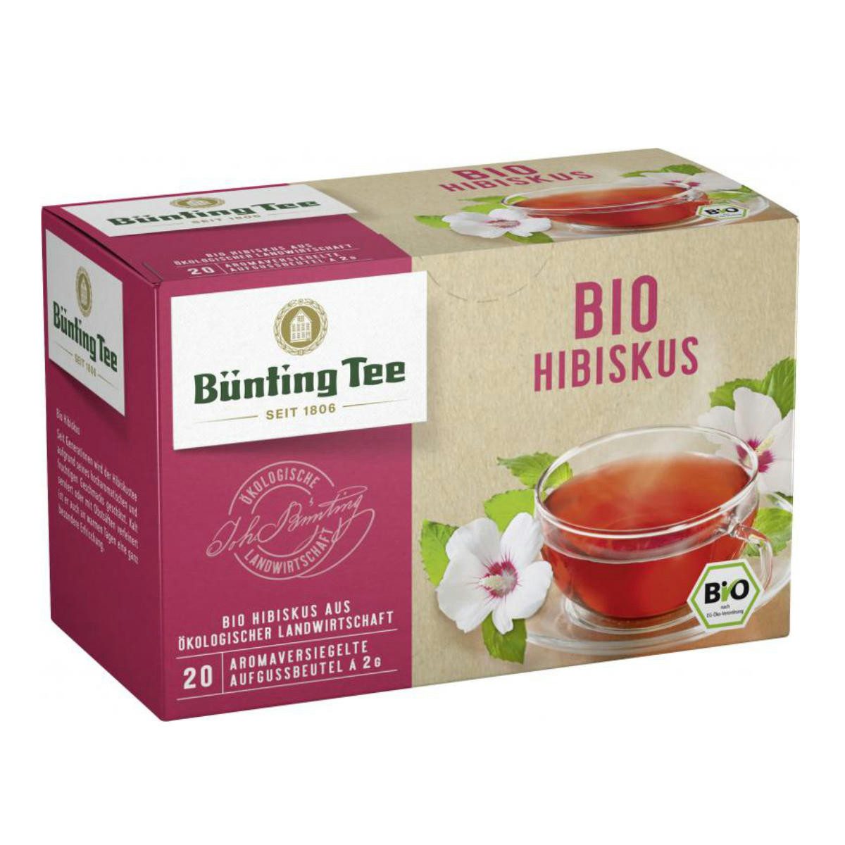 Bünting Tee Tee, Bio Bünting Tee Hibiskus 40g