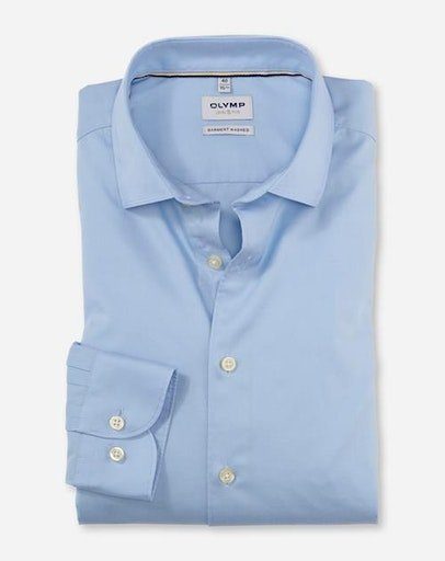 OLYMP Businesshemd Level 5 body fit Garment Washed