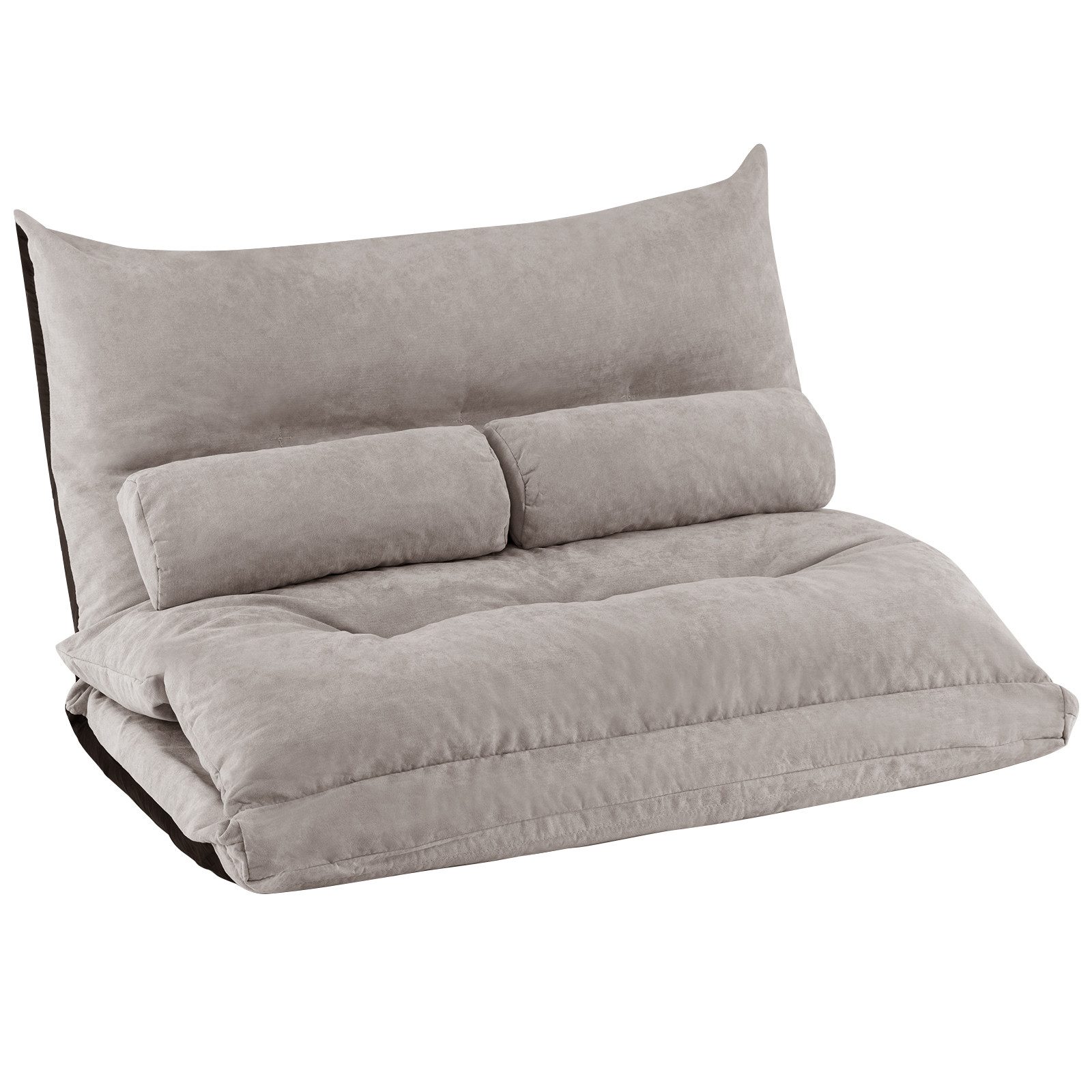 COSTWAY Sofa Bodensofa, verstellbare Rückenlehne, 3in1 günstig online kaufen
