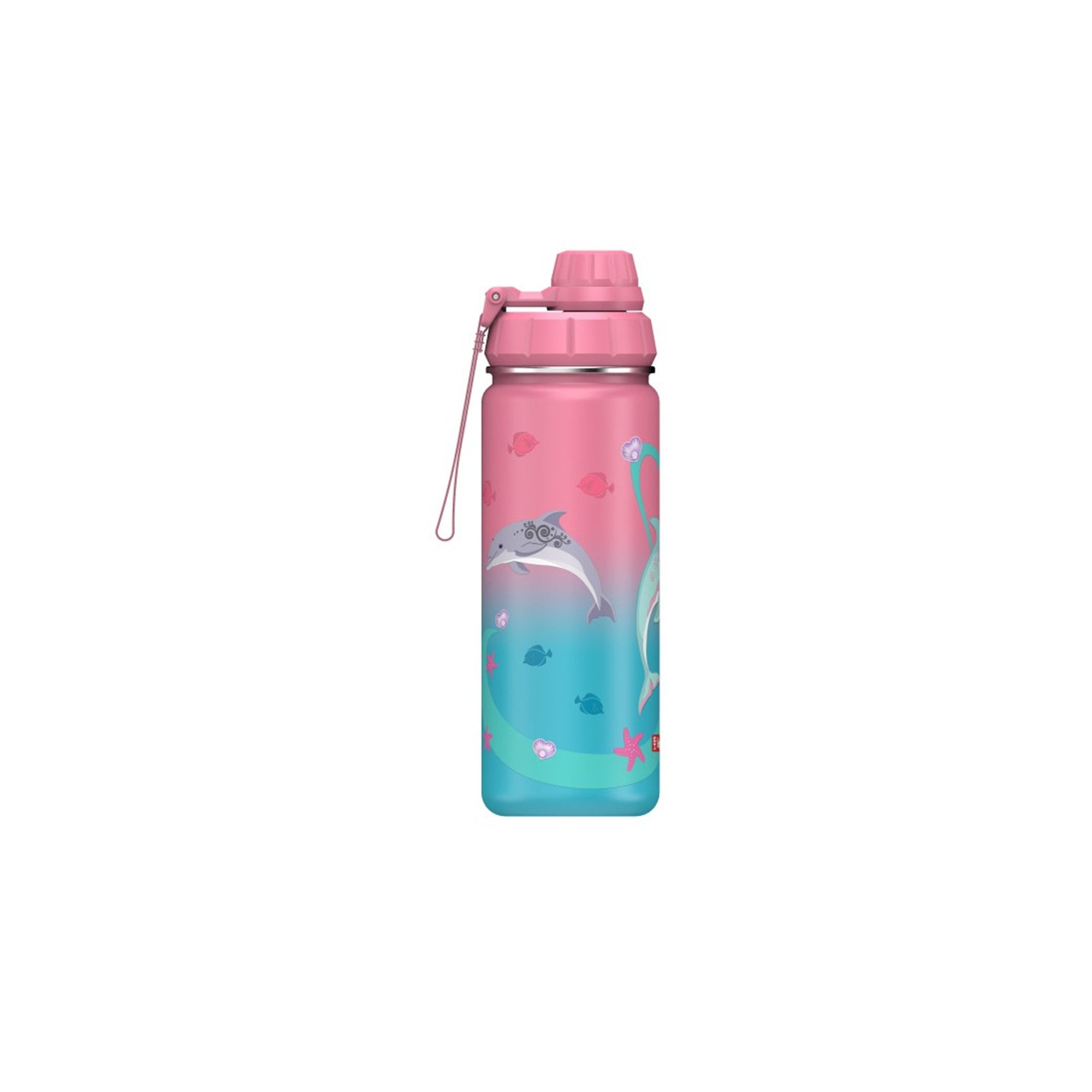 Step by Step Trinkflasche Isolierte Edelstahl-Trinkflasche