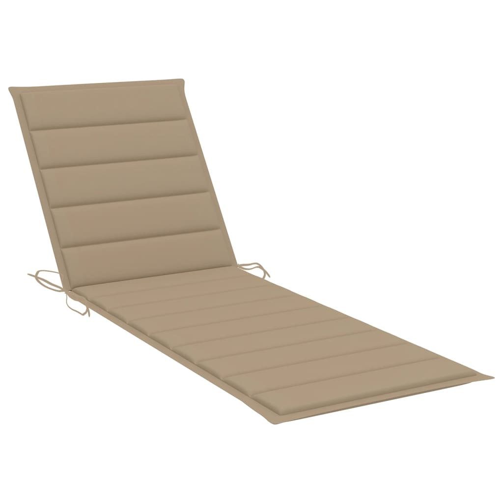 vidaXL Gartenliege Garten-Sonnenliege mit Tisch und günstig online kaufen