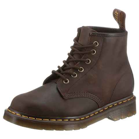 DR. MARTENS 6 Eye Boot Schnürboots mit gepolsterter Sohle