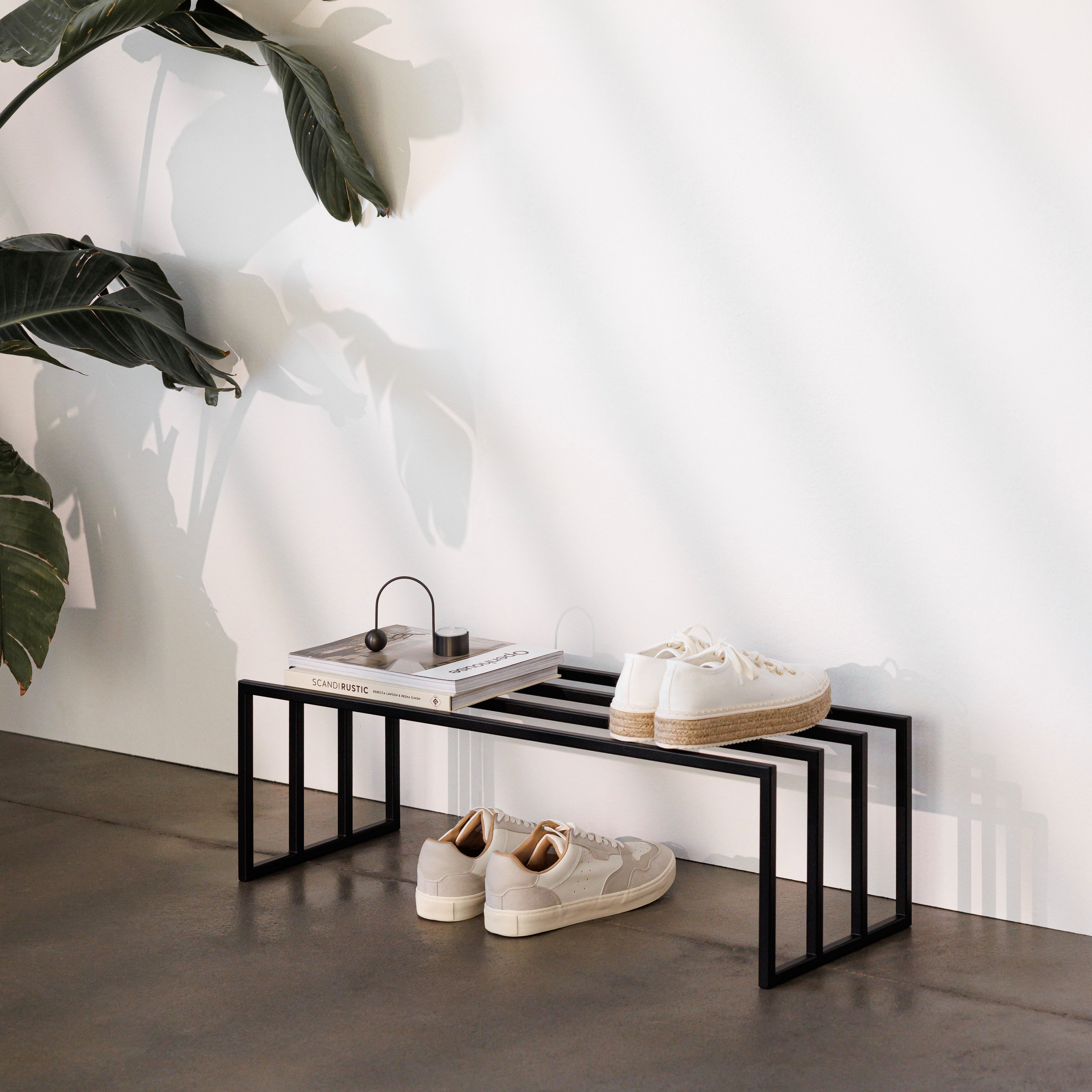 Metallbude Schuhregal BOVI, Designschuhregal aus Metall für 6 Schuhpaare, r günstig online kaufen