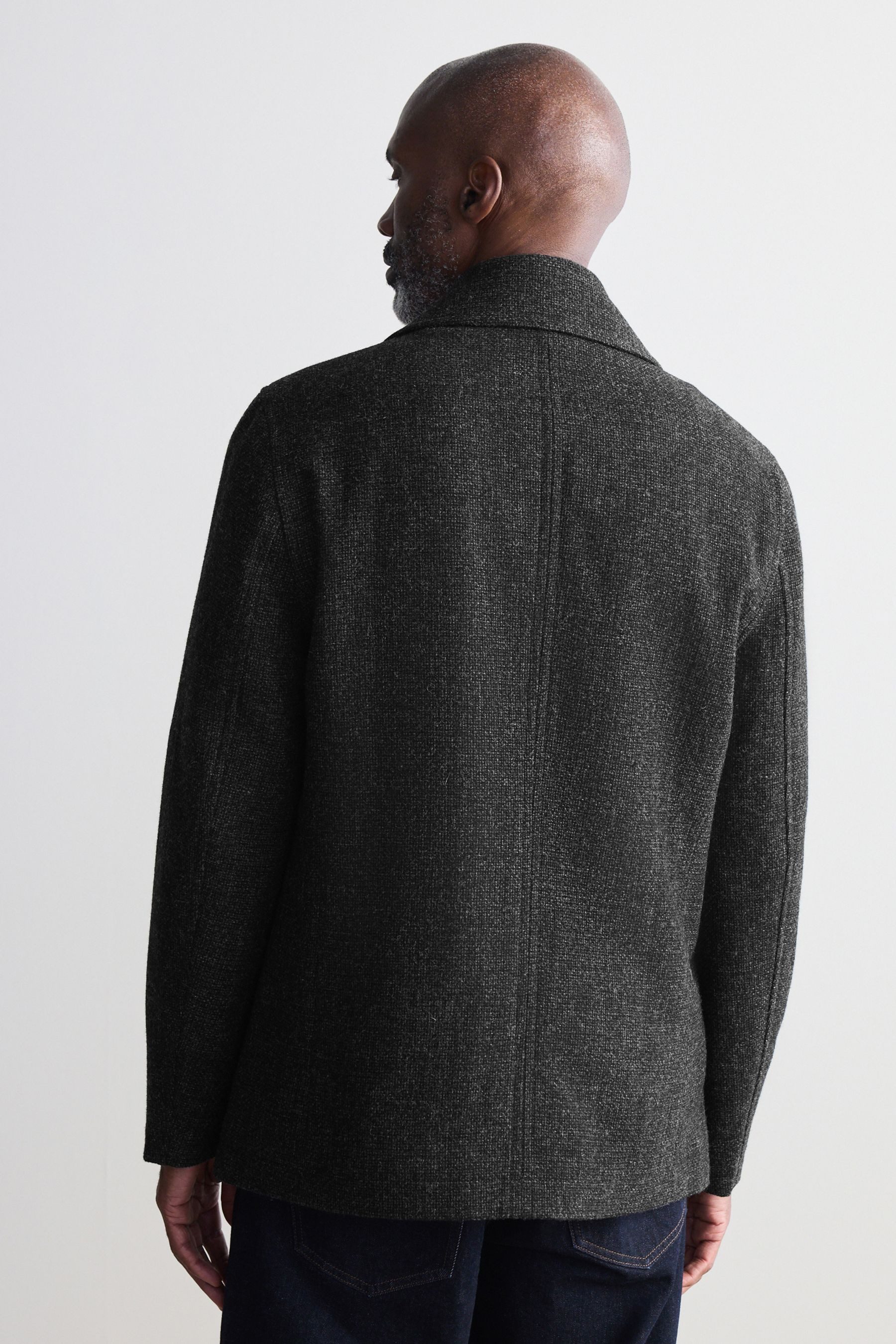 Next Wollmantel Signature Caban aus 100 % günstig online kaufen