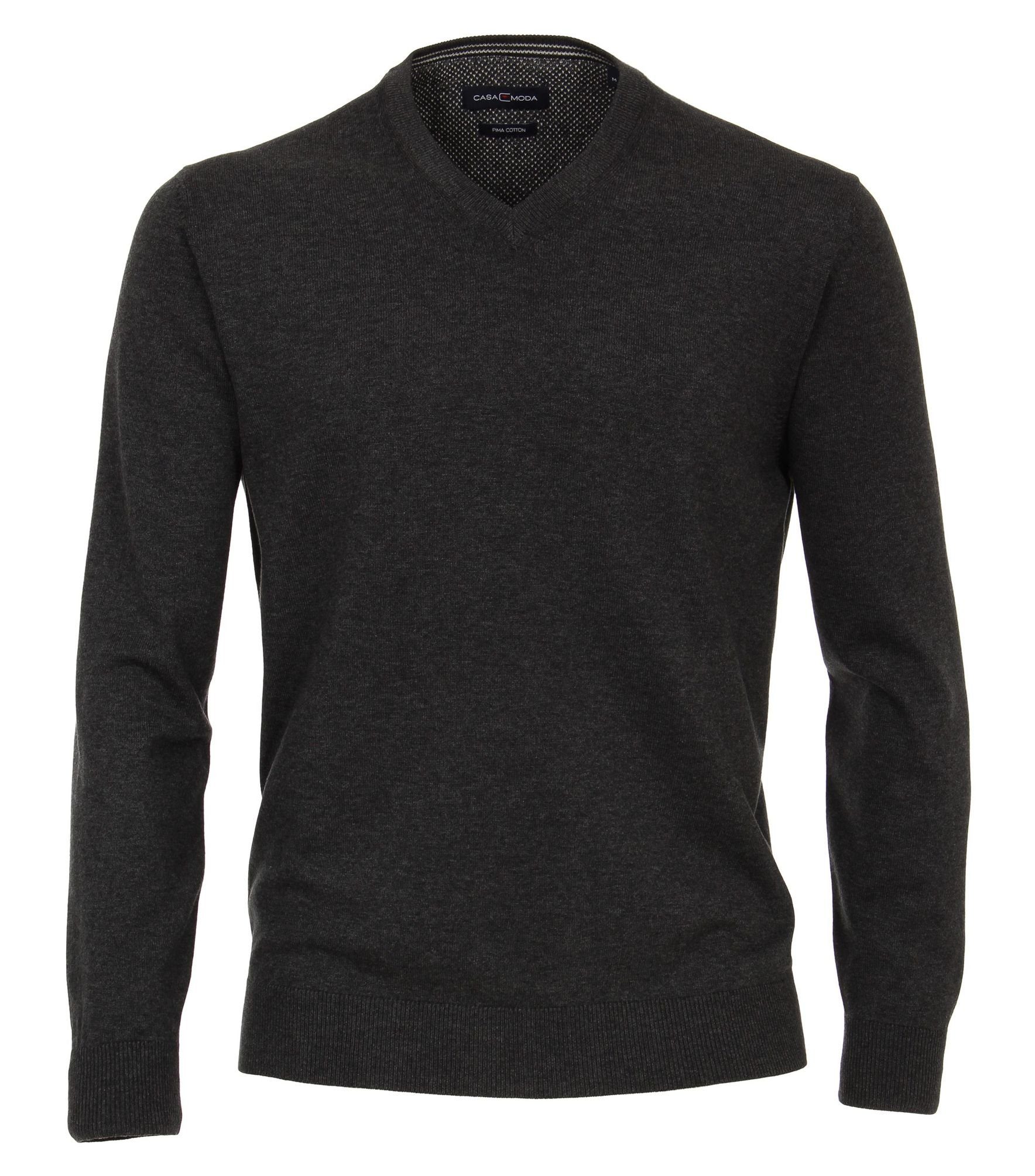 CASAMODA V-Ausschnitt-Pullover V-Ausschnitt PIMA-Baumwolle günstig online kaufen