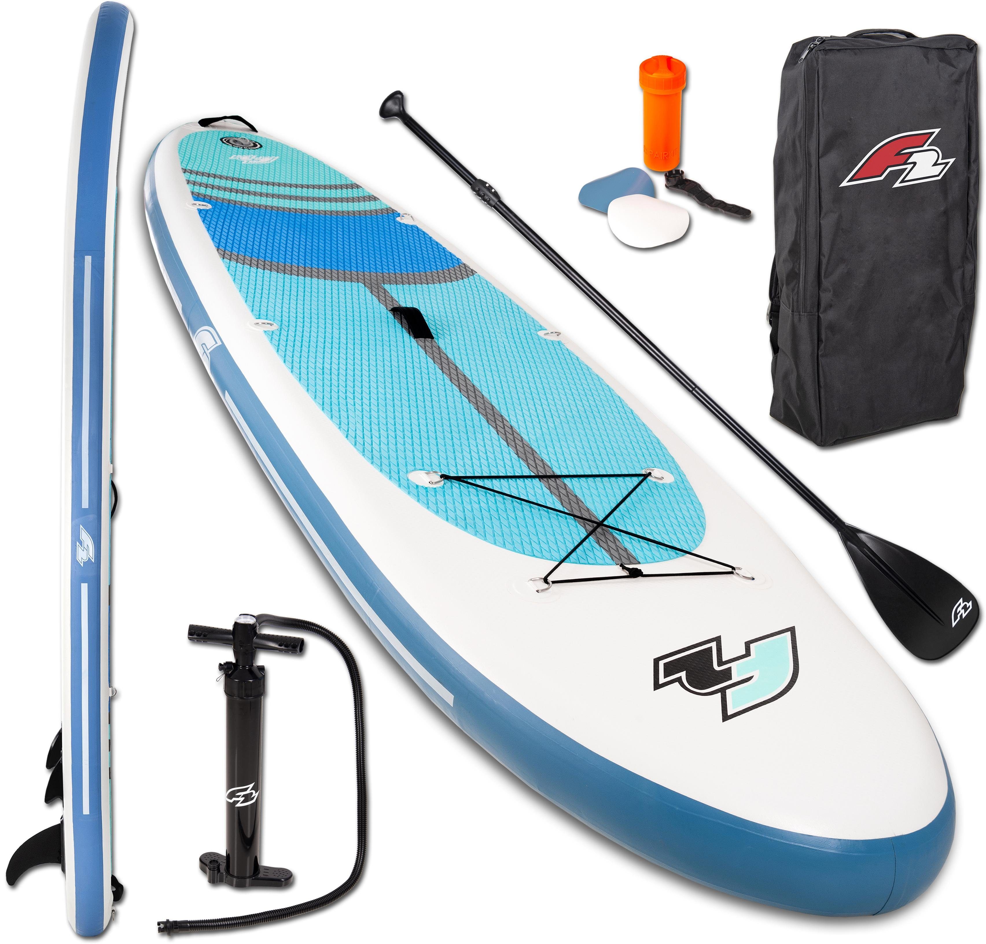 F2 Pumpe Paddling und Transportrucksack), Inflatable Up Paddel, tlg., Stand Cross, SUP-Board F2 5 mit (Set,