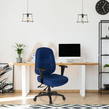hjh OFFICE Drehstuhl Profi Bürostuhl ZENIT XXL Stoff (1 St), Schreibtischstuhl ergonomisch