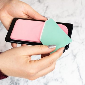 Lotta Power SoftCase Kartenhalter für Smartphones Grey + Rose Bundle Smartphone-Tragegurt