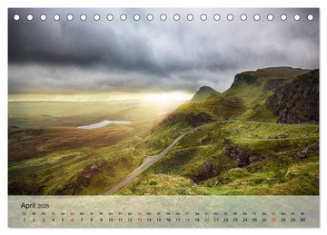 CALVENDO Wandkalender Scotland (Tischkalender 2025 DIN A5 quer), CALVENDO Monatskalender