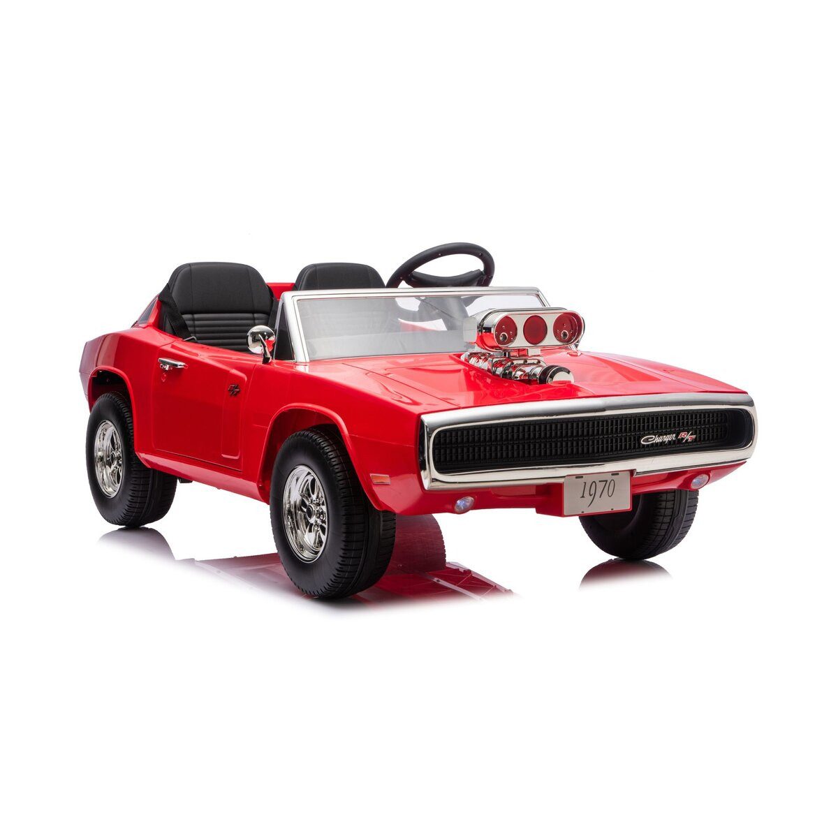 Wisam Elektro-Kinderauto Dodge Charger R/T DLS-K12 24V7Ah Rote Batterie