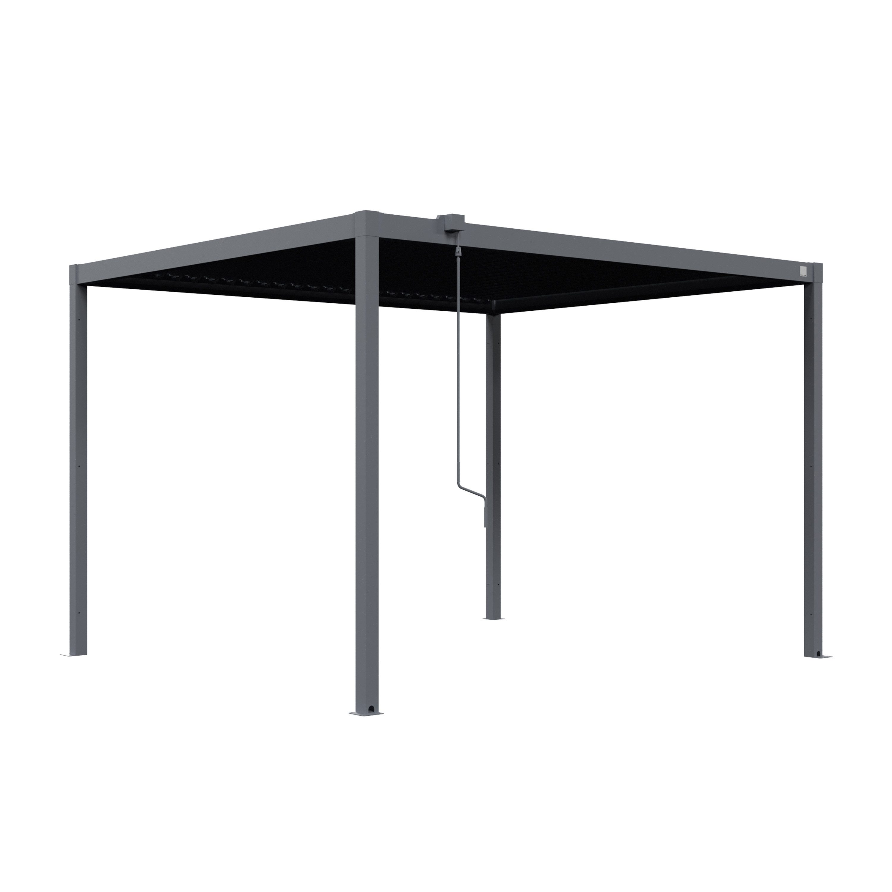 GFP Pergola Pavillon mit verstellbarem Lamellendach, BxTxH: 348x300x238 cm