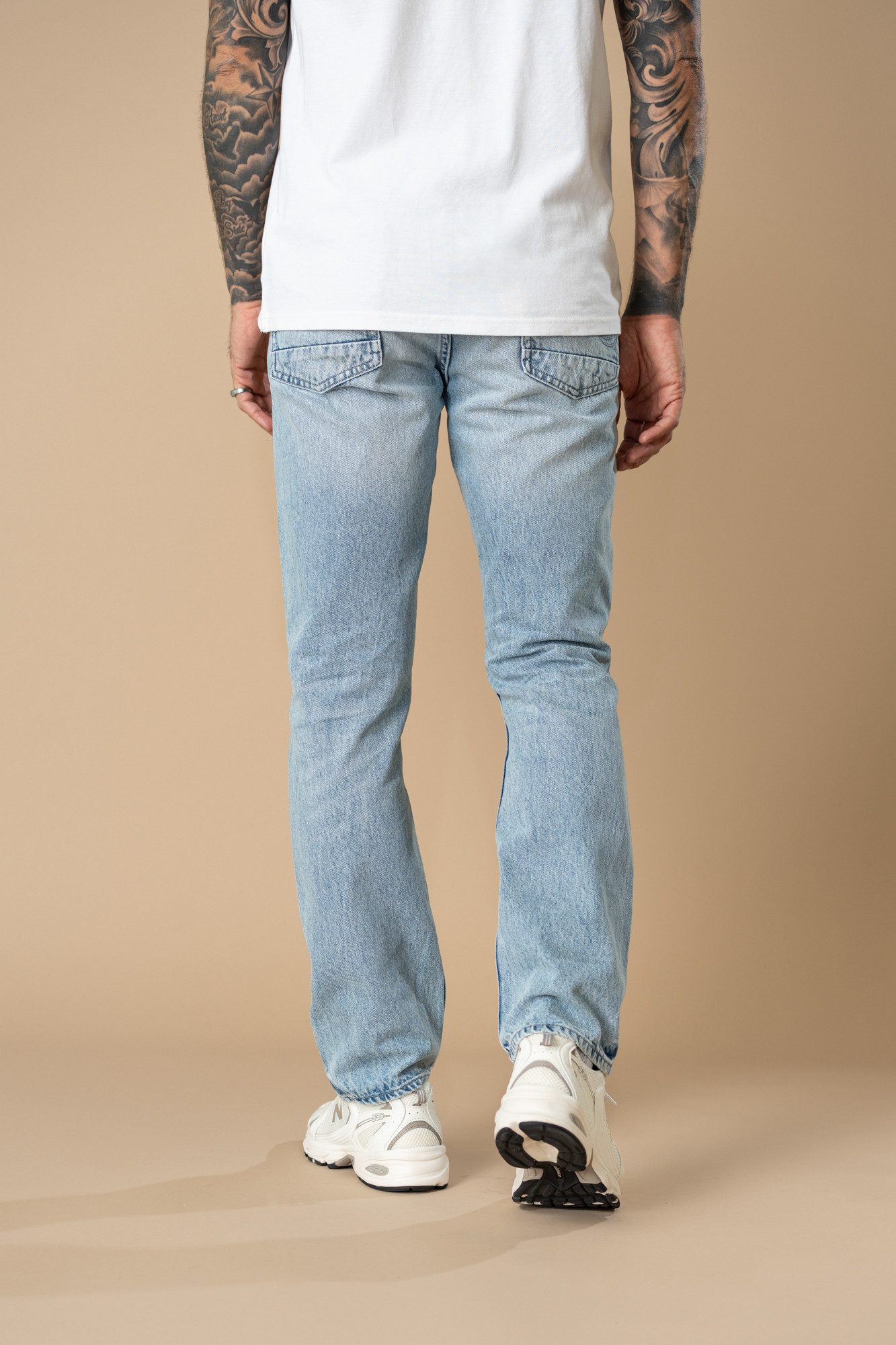 Petrol Industries Straight-Jeans mit optisch 2teiliger Gesäßtasche