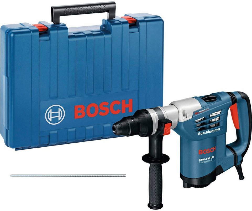 Bosch Professional Bohrhammer GBH 4-32 DFR, max. 780 U/min, (Set),  Ausgelegt auf Langlebigkeit dank robustem Metall-Getriebegehäuse
