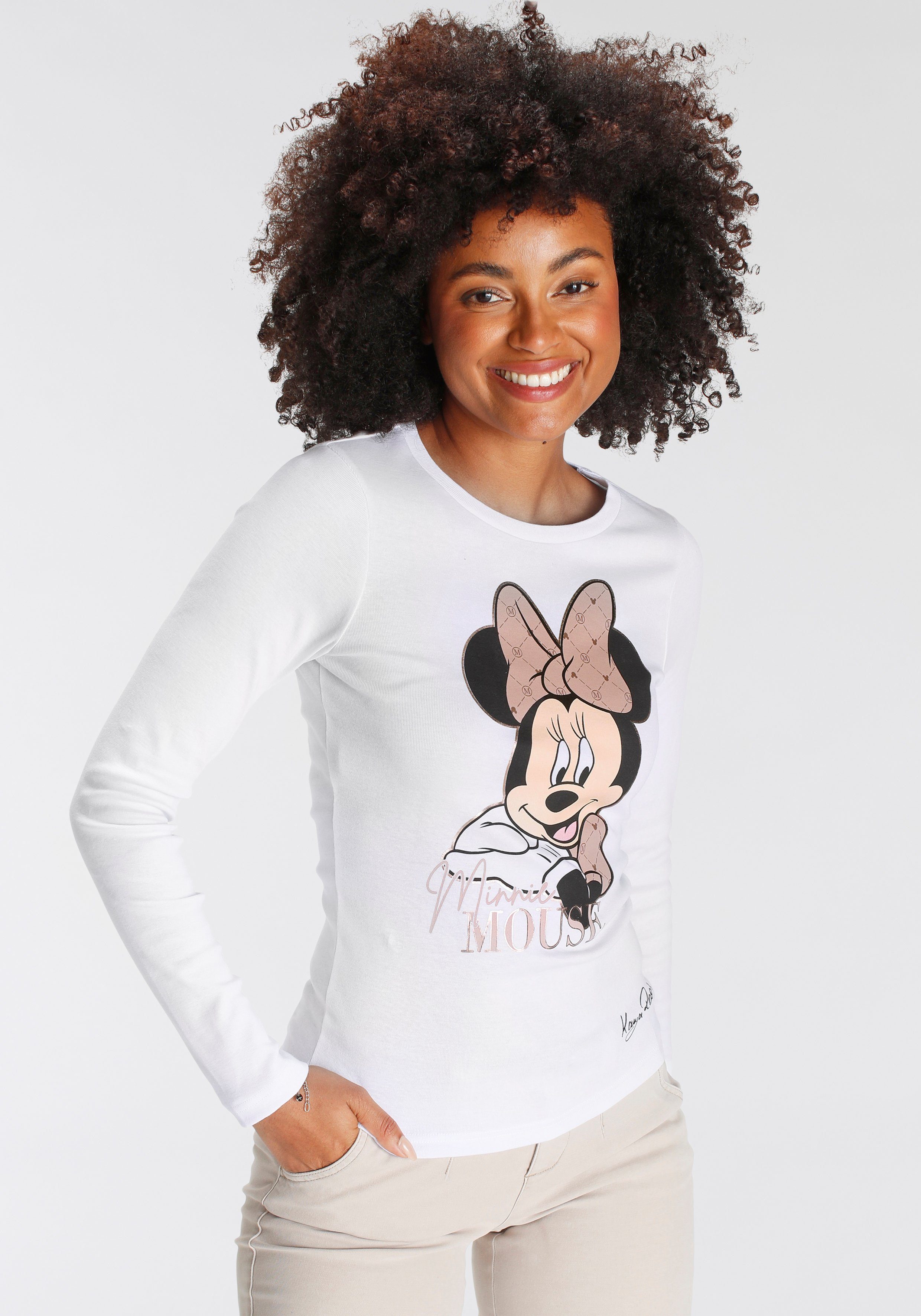 KangaROOS Langarmshirt sehr figurbetonte Passform, aus günstig online kaufen