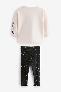 Next Shirt & Leggings Minnie und Daiy Duck Langarm-T-Shirt und Leggings (2-tlg)