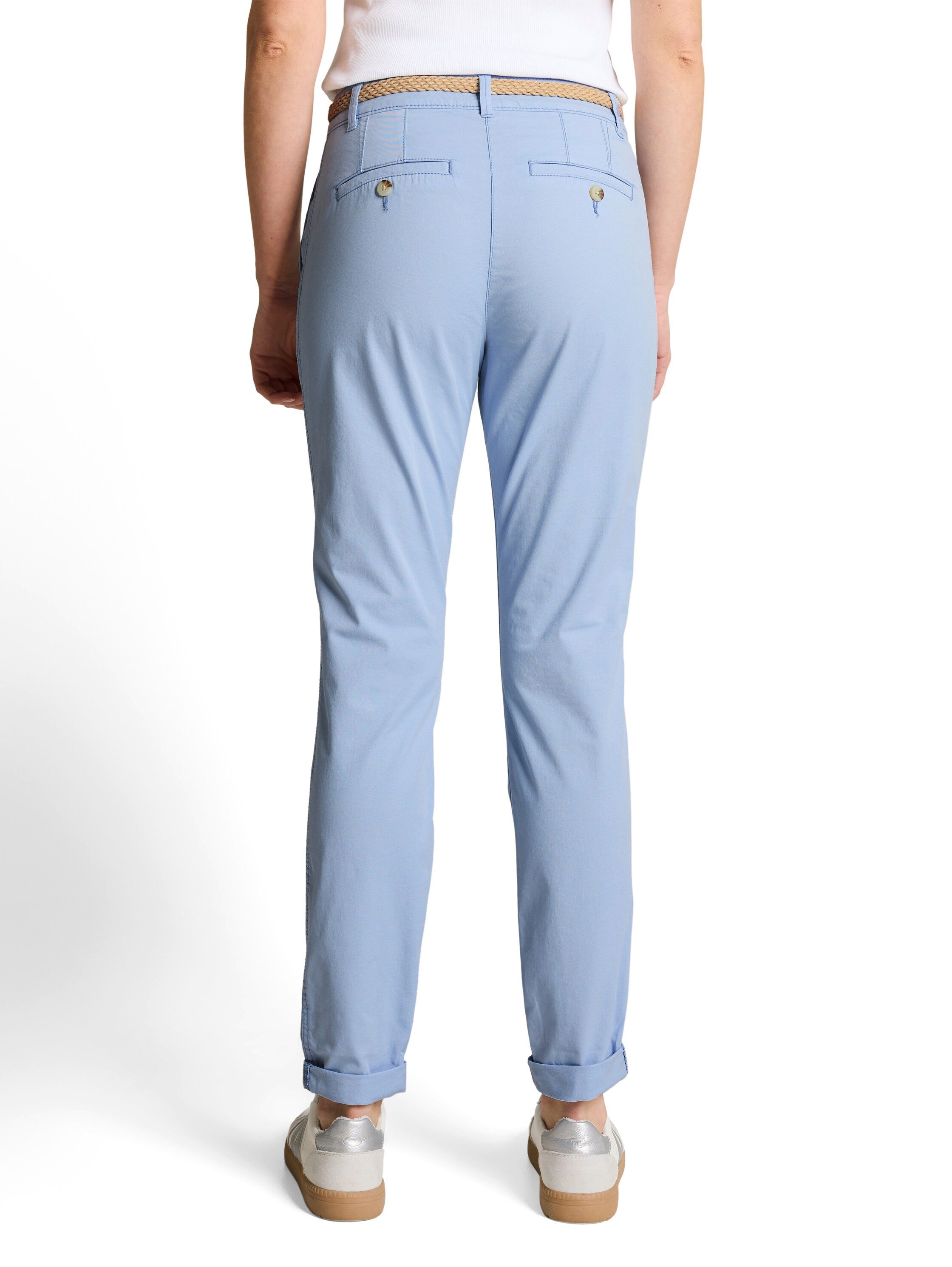 TOM TAILOR Chinohose TOM TAILOR Chino mit Gürtel und Stretch