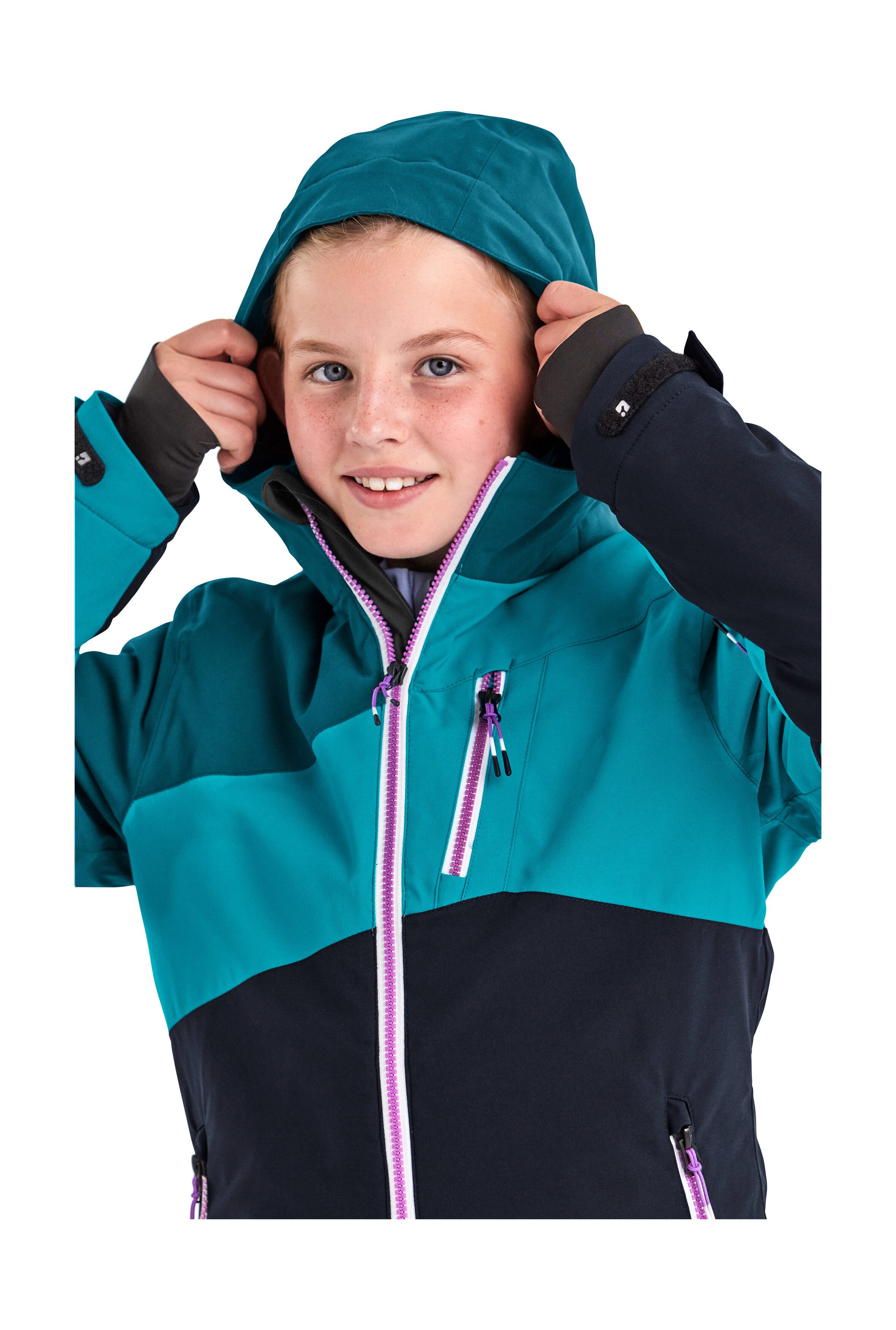 Killtec Skijacke KSW 166 GRLS SKI JCKT Atmungsaktive, wasser- und winddichte Skijacke mit abnehmbarer Kapuze – Bild 3 von 5
