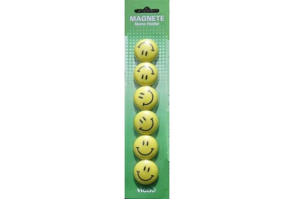 für Pinnwand Smiley 6er Vigo Magnettafeln Pack, Magnete Vigo