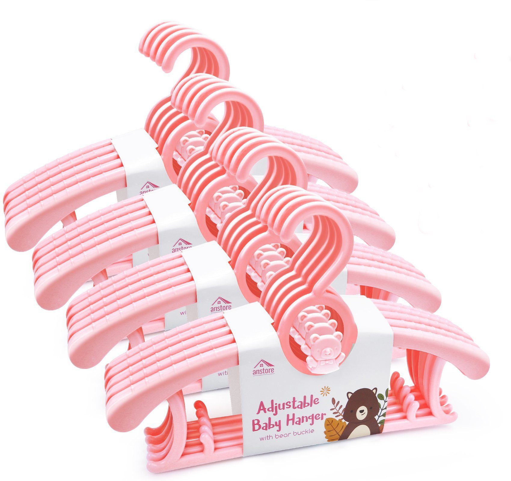 ElitVita Kleiderbügel Verstellbare Kinderkleiderbügel, Rutschfest, mit Größ günstig online kaufen