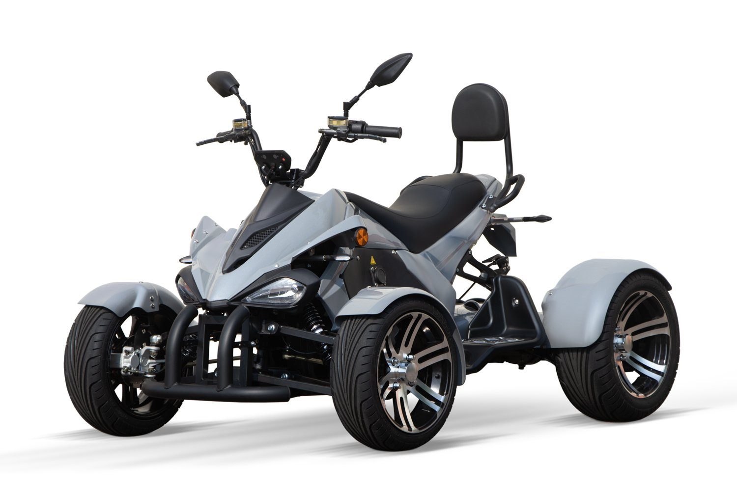 Nitro Motors Quad Straßenzulassung SPY Racing Quad 4kW 4000W 7,2kW/h 72V 100Ah Lithium, 90 km/h Nano Grau