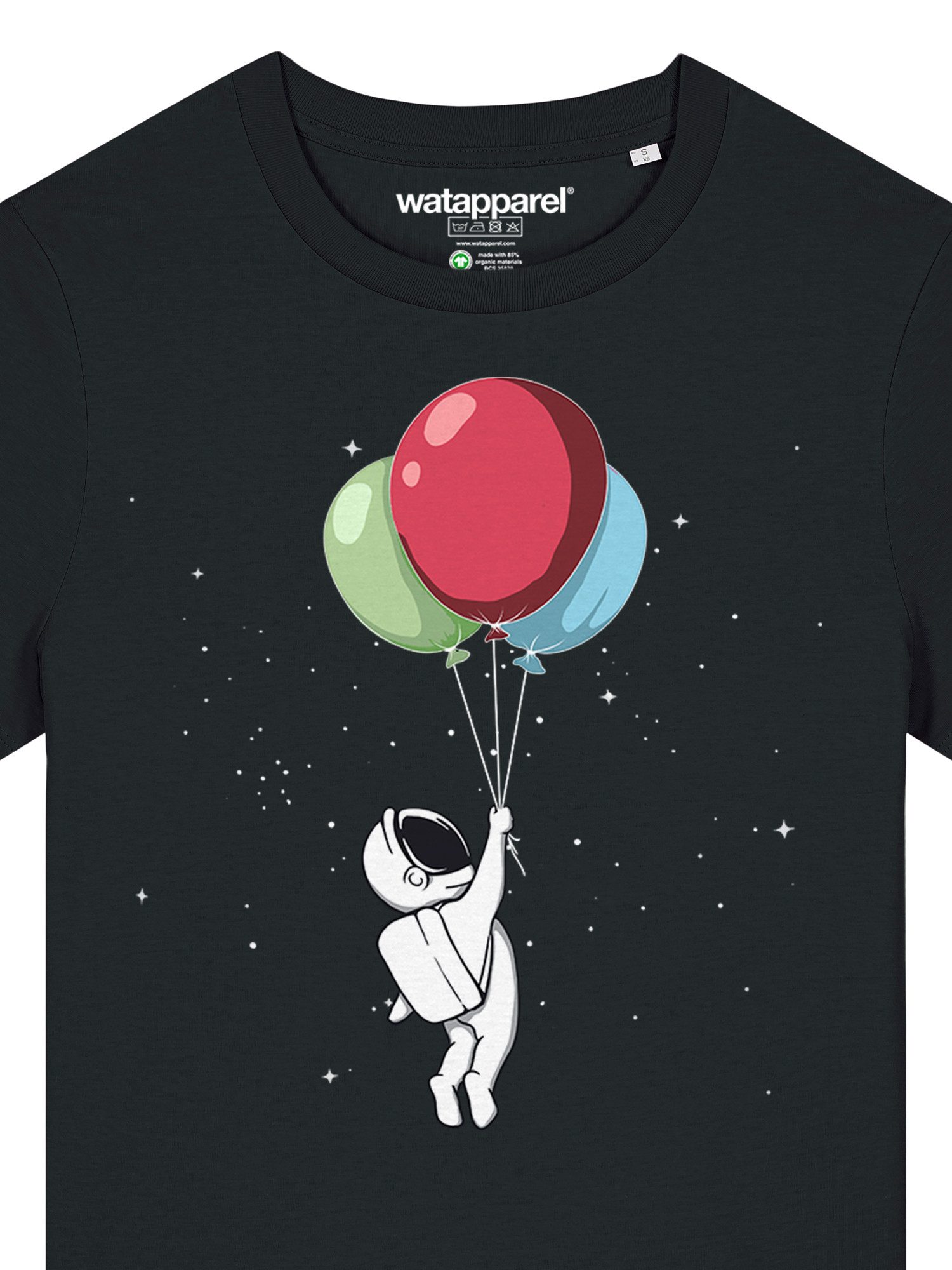 wat? Apparel T-Shirt Little Balloon Astronaut