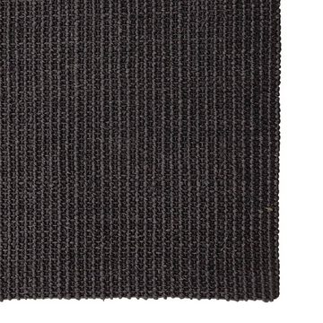 Teppich Natur Sisal 80x350 cm Schwarz, furnicato, Rechteckig