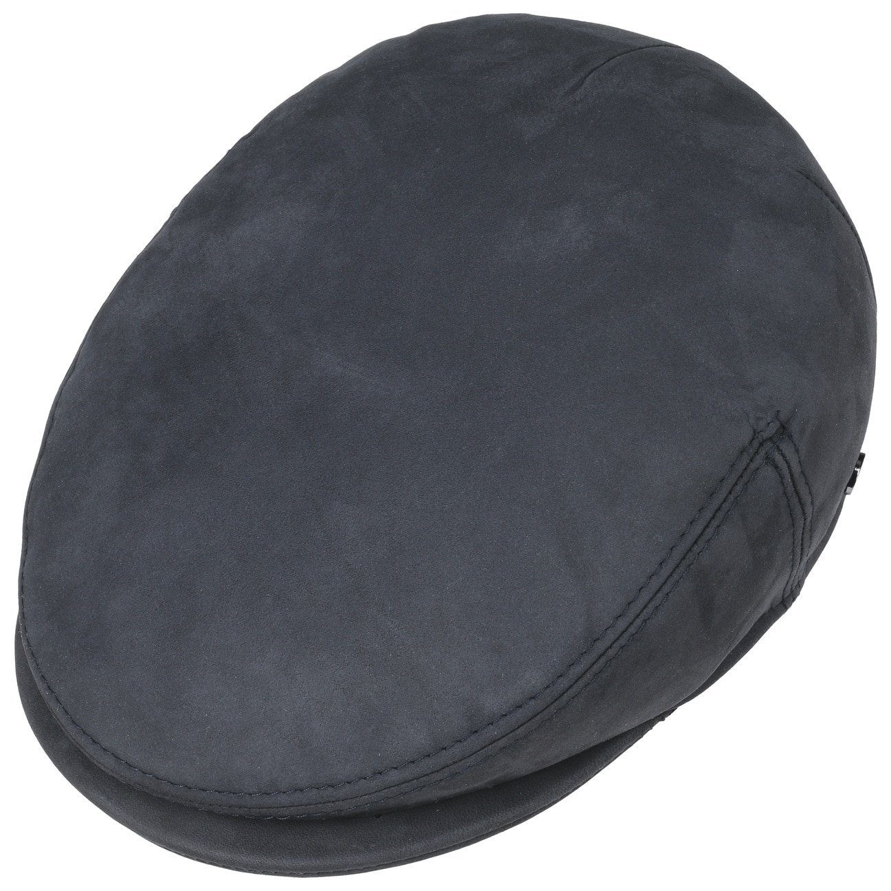 Lierys Flat Cap (1-St) Flatcap Made Schirm, blau mit in Italy