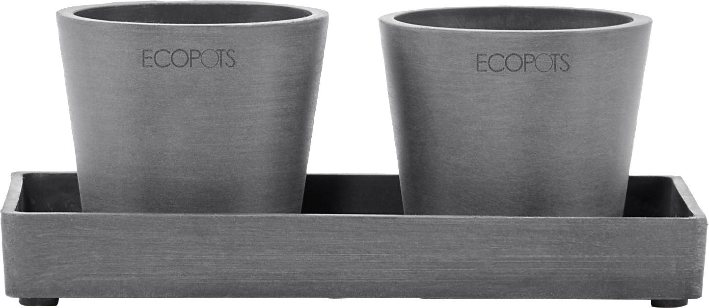 ECOPOTS Blumentopfuntersetzer DISPLAY PLATTER, für Ecopots Amsterdam, BxTxH: 10x10x2,5 cm. € 7,59