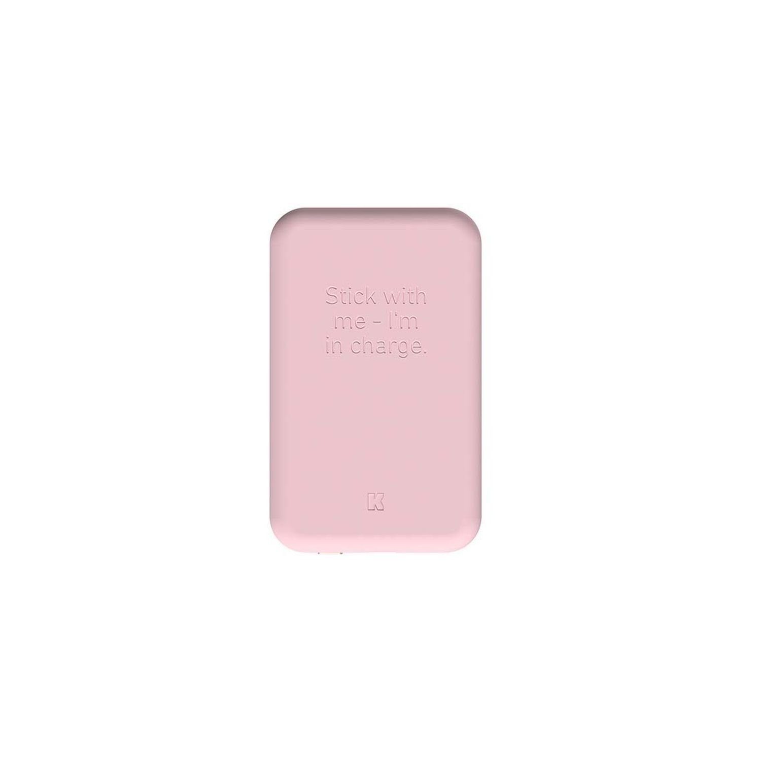 KREAFUNK toCHARGE Qi Dusty Rose Powerbank, magnetisch