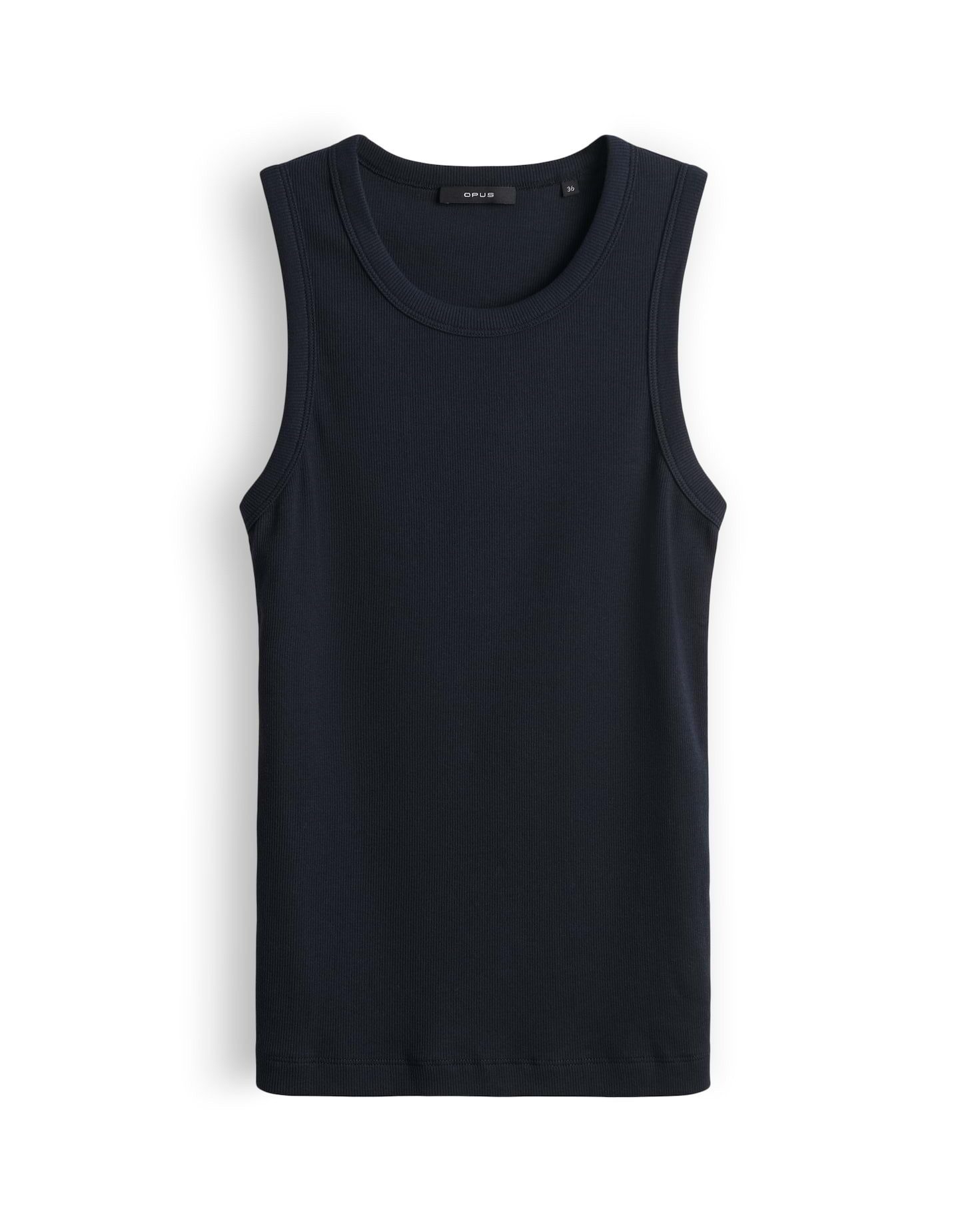 OPUS Tanktop Slim Top aus geripptem BCI Cotton Mix günstig online kaufen