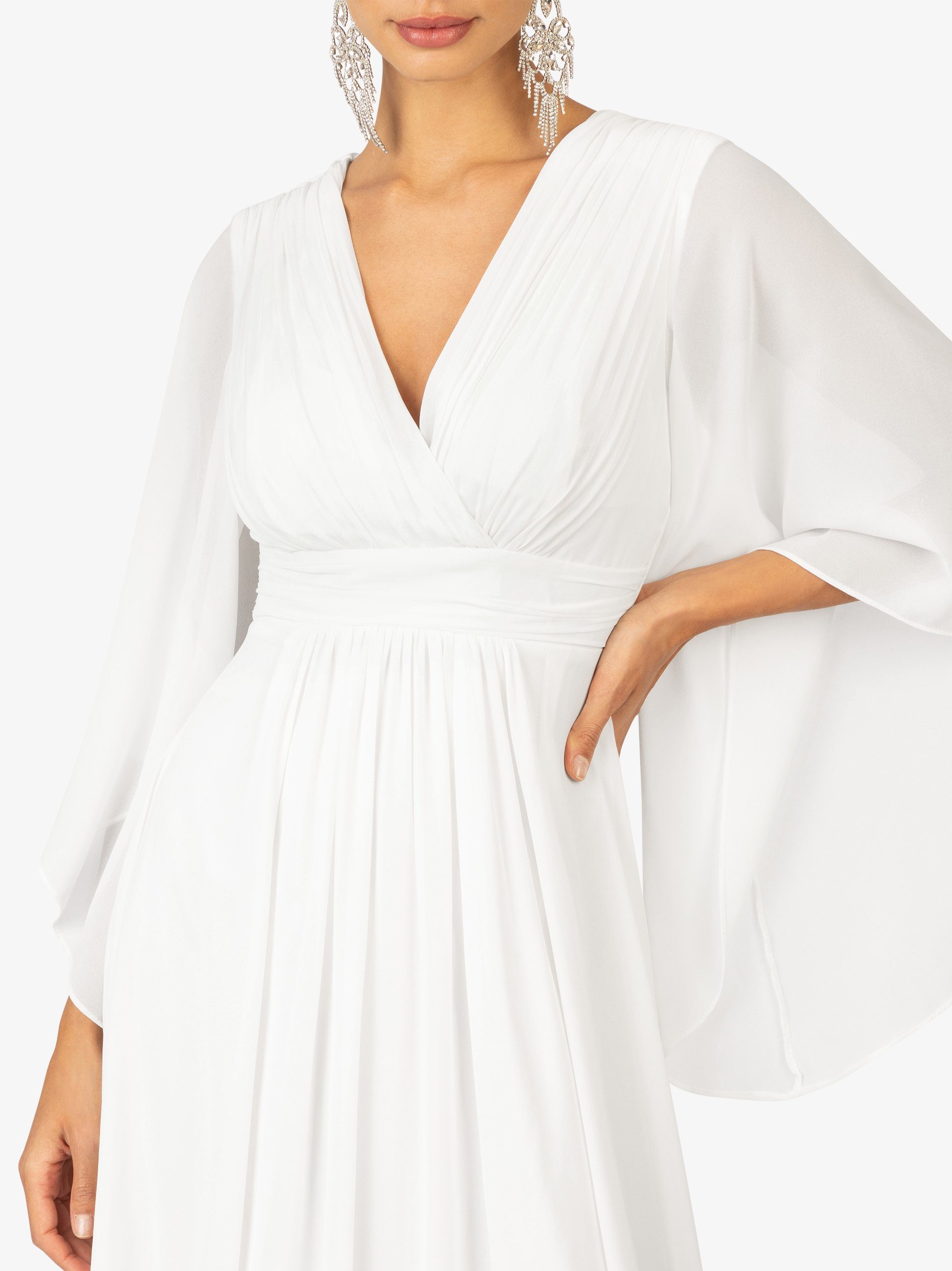 Kraimod Abendkleid aus hochwertigem Material mit V-Ausschnitt