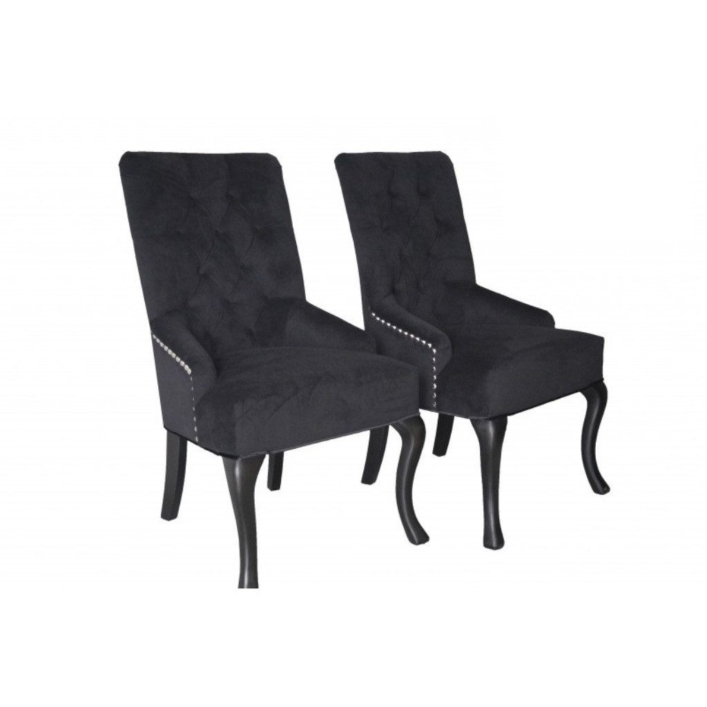 Xlmoebel Sitzgruppe Chesterfield Stühle mit Textilpolsterung im eleganten Design, (8-tlg), Hergestellt in Europa