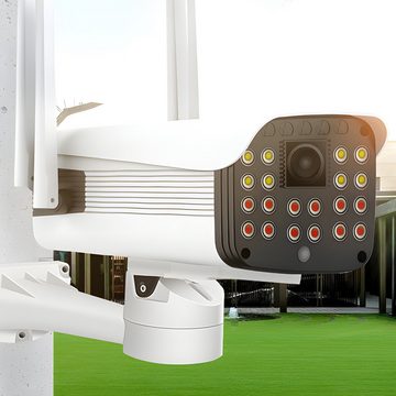 Retoo Überwachungskamera WLAN Vollfarb Infrarotlicht WiFi 1080P Wireless Überwachungskamera (Außenbereich, Set, WiFi-IP-Außenkamera, Hochempfindliche WiFi-Antenne,Satz Montagezubehör, Außen 2.4Ghz WiFi Überwachungskamera mit Nachtsicht)
