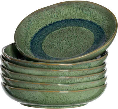 LEONARDO Suppenteller Matera, (6 St), Keramik, Ø 21 cm