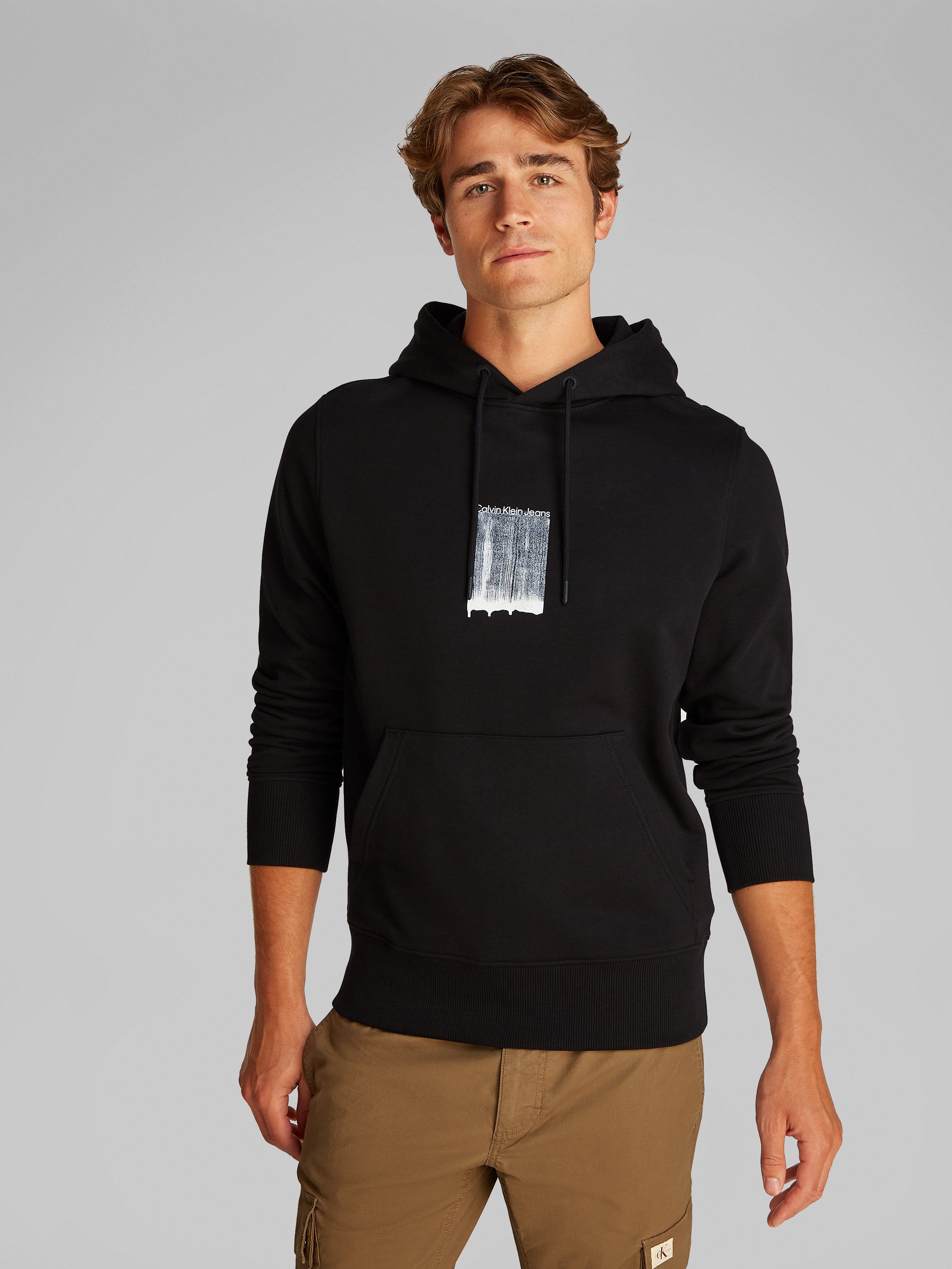 Calvin Klein Jeans Hoodie BRUSH STROKE GRAPHIC HOODIE mit Logodruck