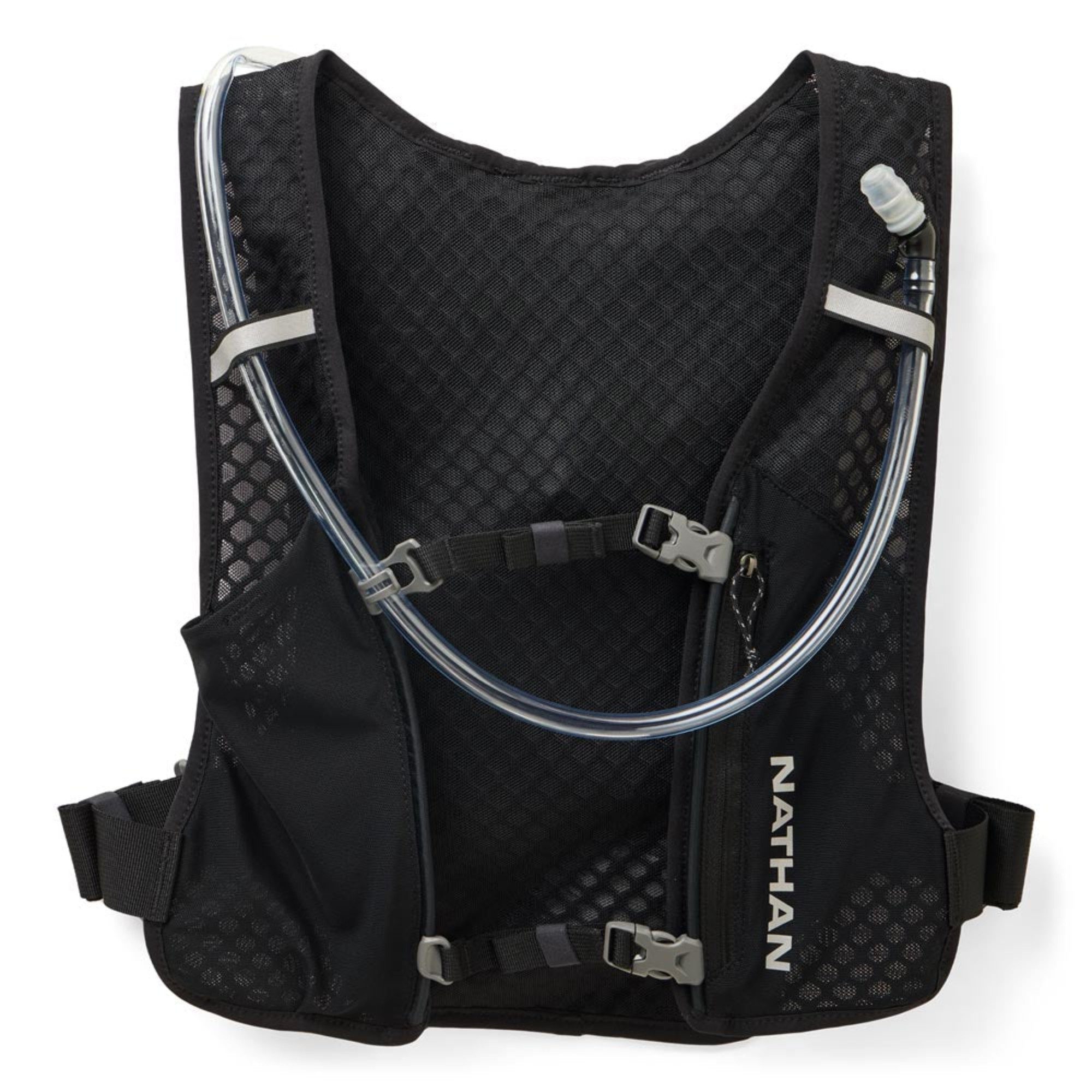 Nathan Trinkrucksack QuickStart 15L (1,5L Bladder) Black/Reflective Silver