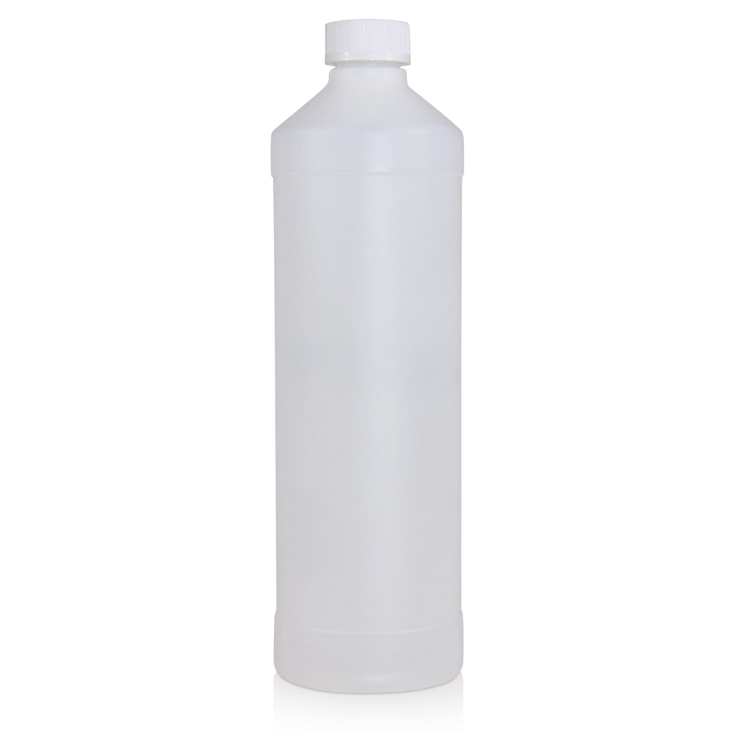 Höfer Chemie GmbH Kanister 6x PE Kunststoff 1L Rundflasche natur (6 St), Stabile Mehrzweckflasche für Flüssigkeiten
