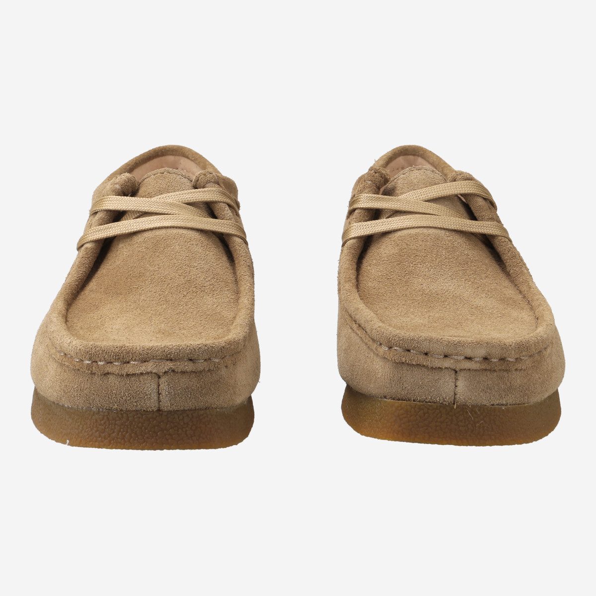 Clarks WallabeeEVOSh 26174747 4, Schnürschuhe in Beige/Sand für Damen Schnürschuh