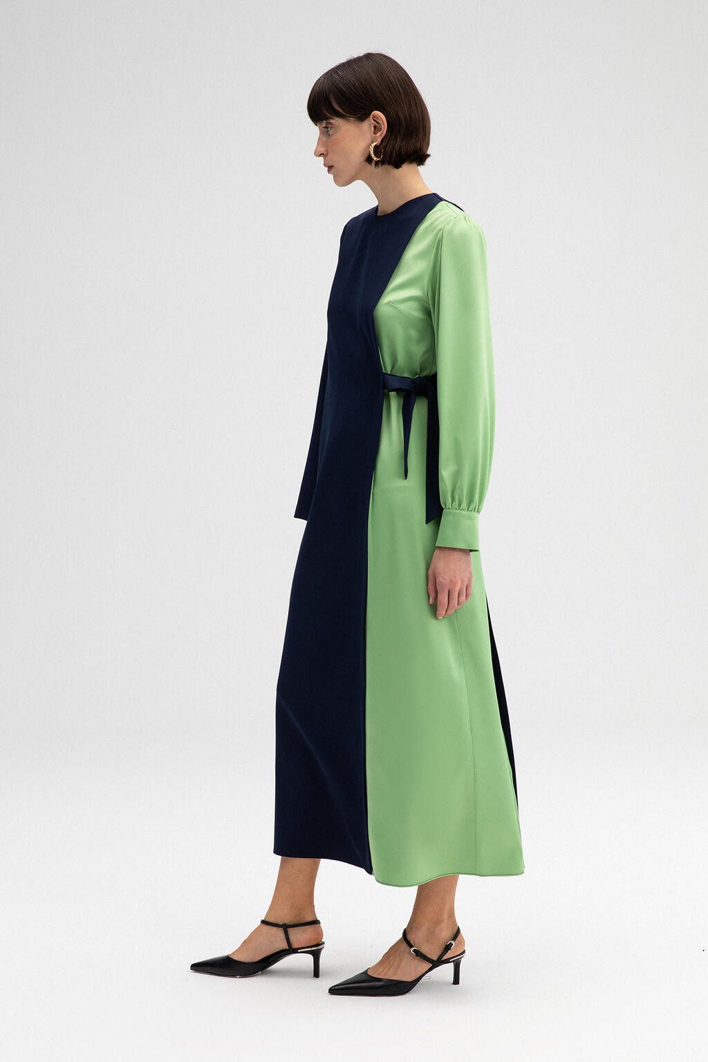 touche prive Maxikleid KONTRASTFARBIGES KLEID