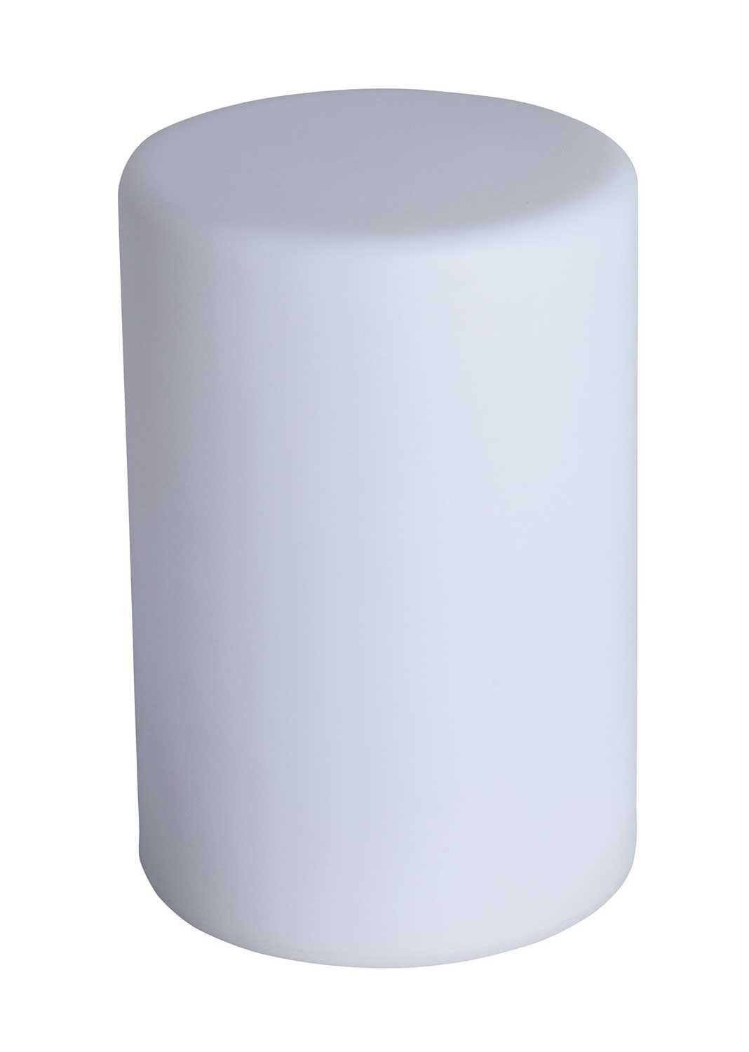 LED Tischleuchte GRAVEL, Weiß, Kunststoff, Höhe 15 cm, Farbwechsel, LED fest integriert, 1-flammig