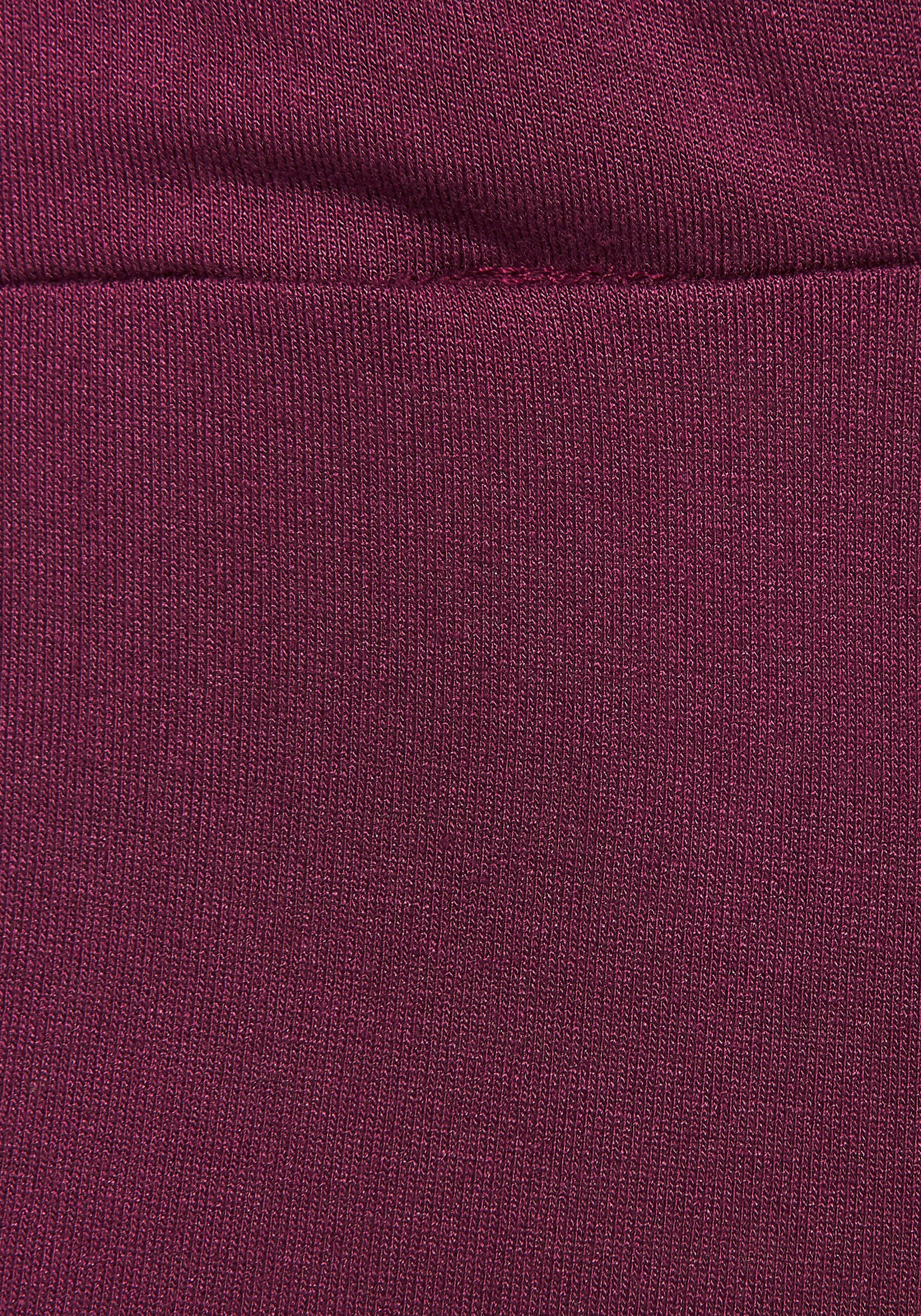LASCANA Shirttop mit dezenten Raffungen an der Schulter, elastisches Damentop