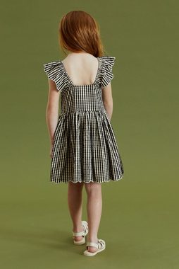 Next Trägerkleid Besticktes Kleid mit Vichykaros (1-tlg)