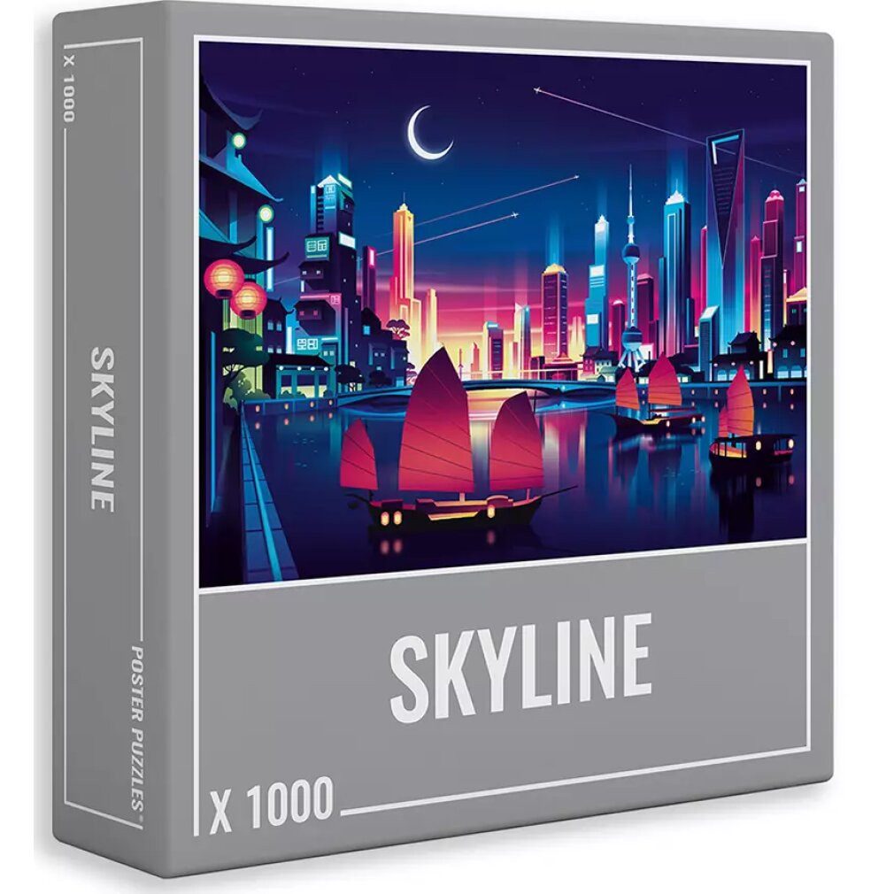 CLOUDBERRIES Puzzle Puzzle Skyline 1000 Teile, Puzzleteile